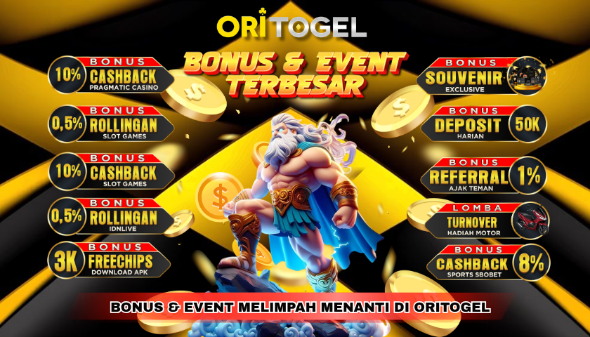 BONUS TERLENGKAP DI ORITOGEL